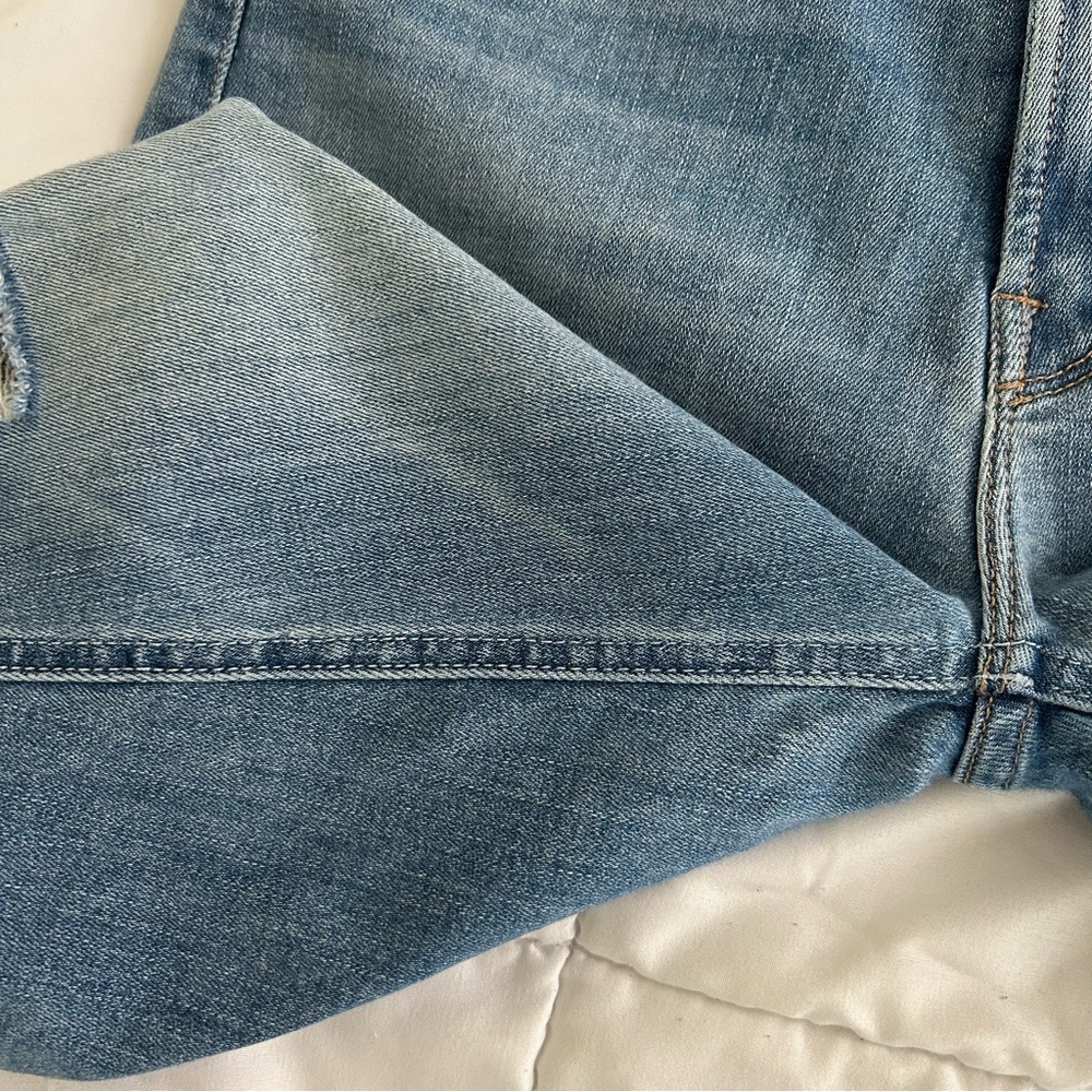 Mother Mid Rise Dazzler Ankle Fray jeans Weekend Kitten 30 - Picture 13 of 15